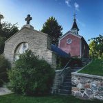 The crypt of Father Ambrose Oschwald in St. Nazianz
