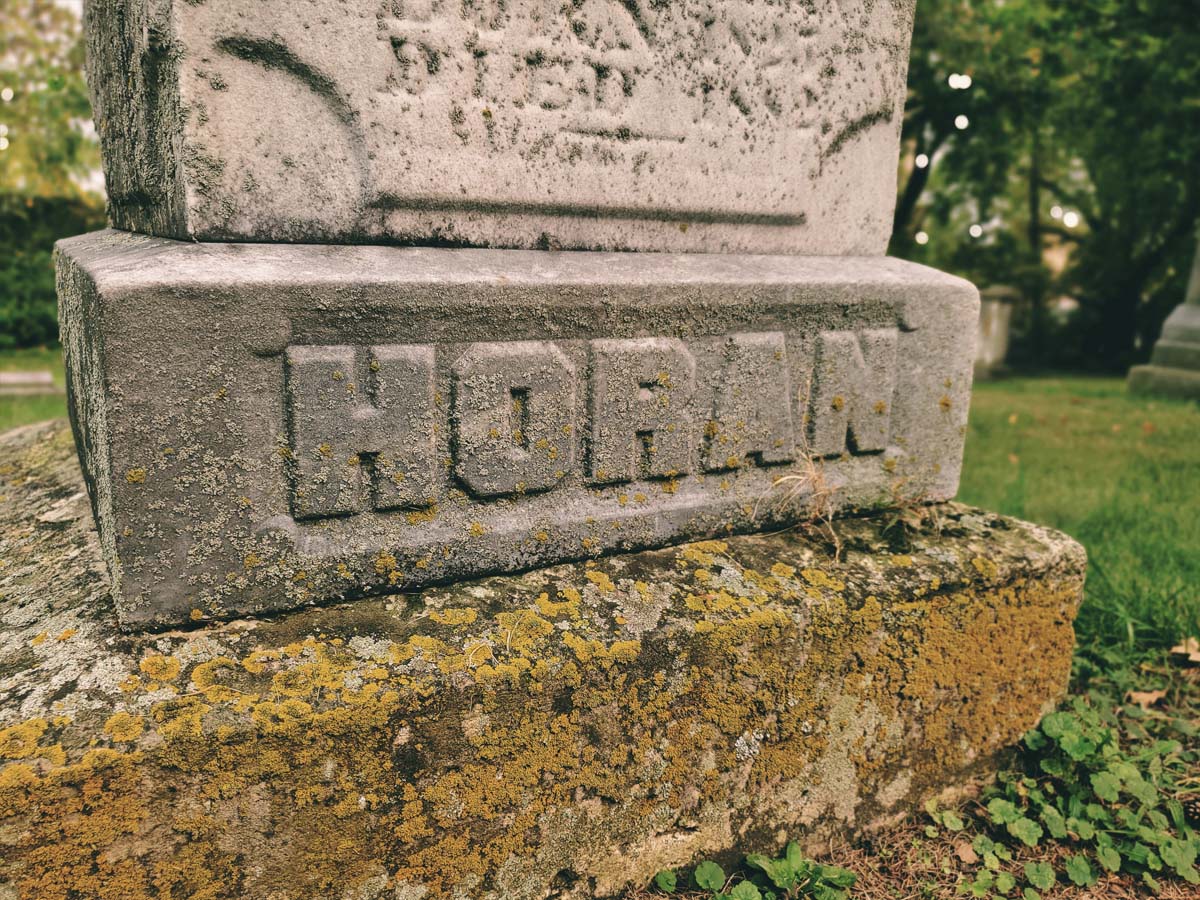 Grave of Nellie Horan